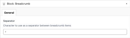 Breadcrumb & Text Footer im WordPress-Backend